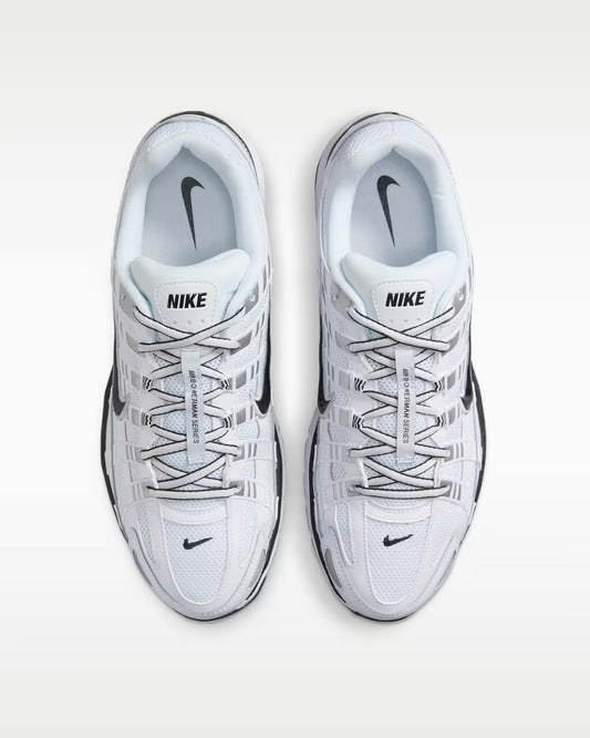 Nike P-6000 Black , White , Silver