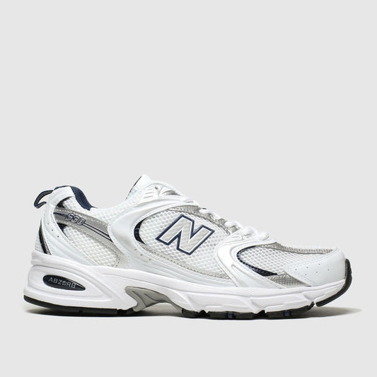 New Balance 530 in White & Silver